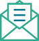 ícone carta e-mail