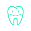 ícone dente feliz